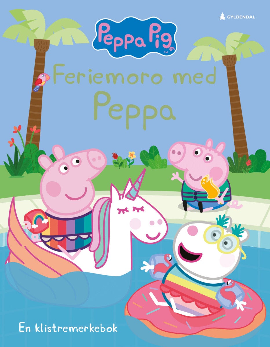 Feriemoro med Peppa - en klistremerkebok
