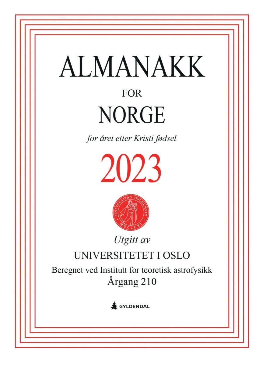Bilde av Almanakk For Norge 2023