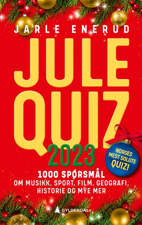 Julequiz 2023 - 1000 spørsmål om musikk, sport, film, geografi, historie og mye mer