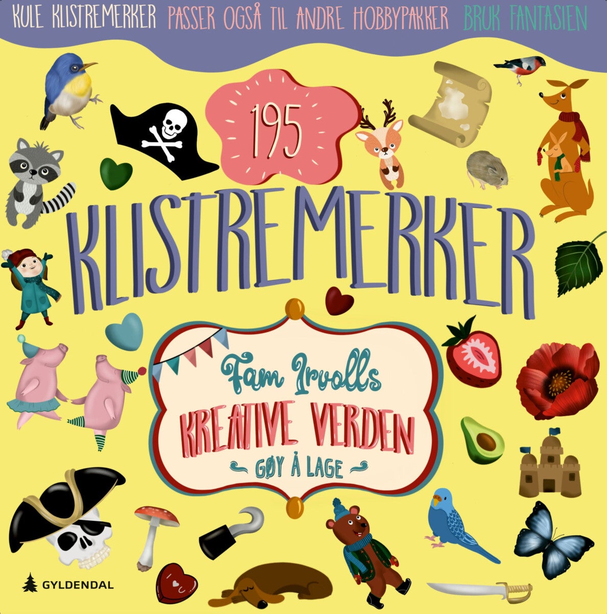 195 klistremerker - gøy å lage - Fam Irvolls kreative verden