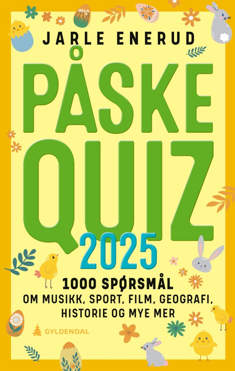 Påskequiz 2025 - 1000 spørsmål om musikk, sport, film, geografi, historie og mye mer