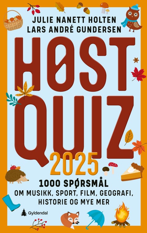 Høstquiz 2025 - 1000 spørsmål om musikk, sport, film, geografi, historie og mye mer