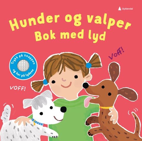 Hunder og valper - bok med lyd