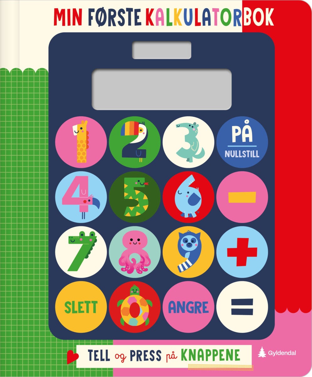 Min første kalkulatorbok - tell og press på knappene