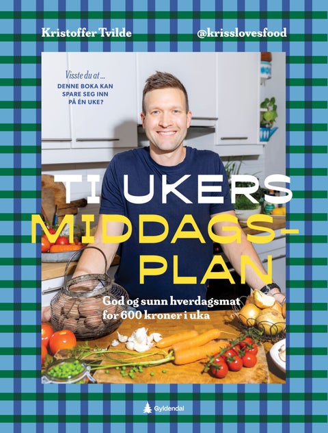 Ti ukers middagsplan - god og sunn hverdagsmat for 600 kroner i uka