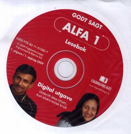 Alfa 1 - lesebok : godt sagt