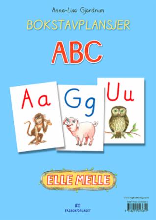 Elle melle. ABC. Bokstavplansjer - bokstavplansjer