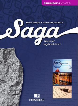 Saga 8 - Grunnbok : norsk for ungdomstrinnet