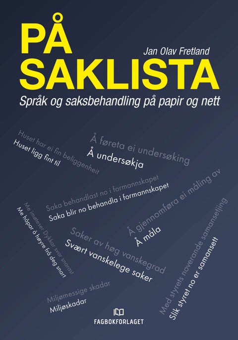 På saklista - språk og saksbehandling på papir og nett