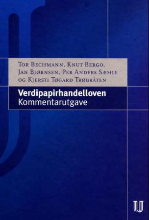 Verdipapirhandelloven - lov om verdipapirhandel 19. juni 1997 nr. 79 : med kommentarer