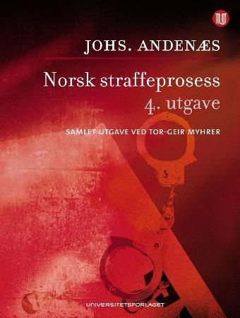 Bilde av Norsk Straffeprosess Av Johannes Andenæs