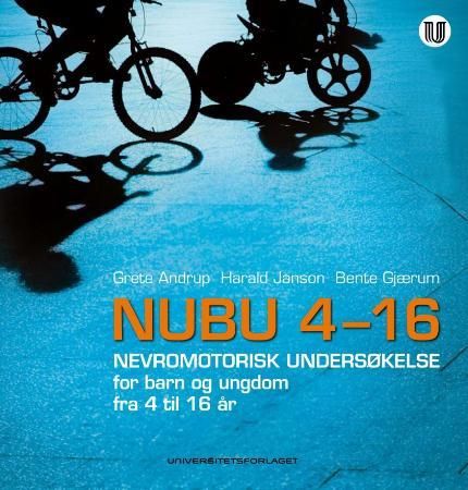 NUBU 4-16 - nevromotorisk undersøkelse for barn og ungdom fra 4 til 16 år,testkoffert