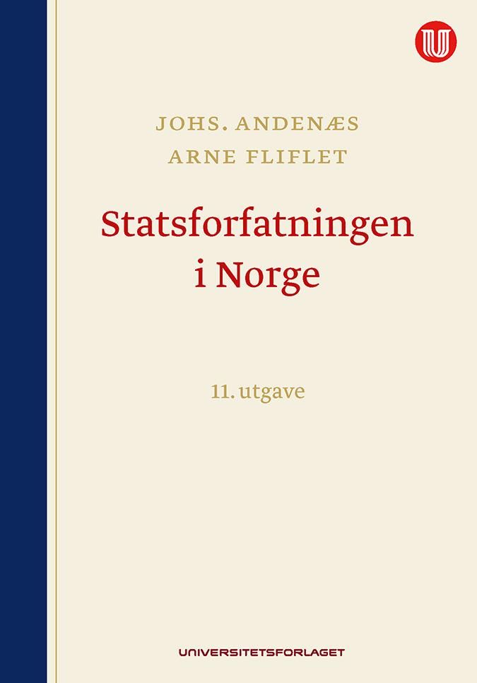 Bilde av Statsforfatningen I Norge Av Johs. Andenæs, Arne Fliflet