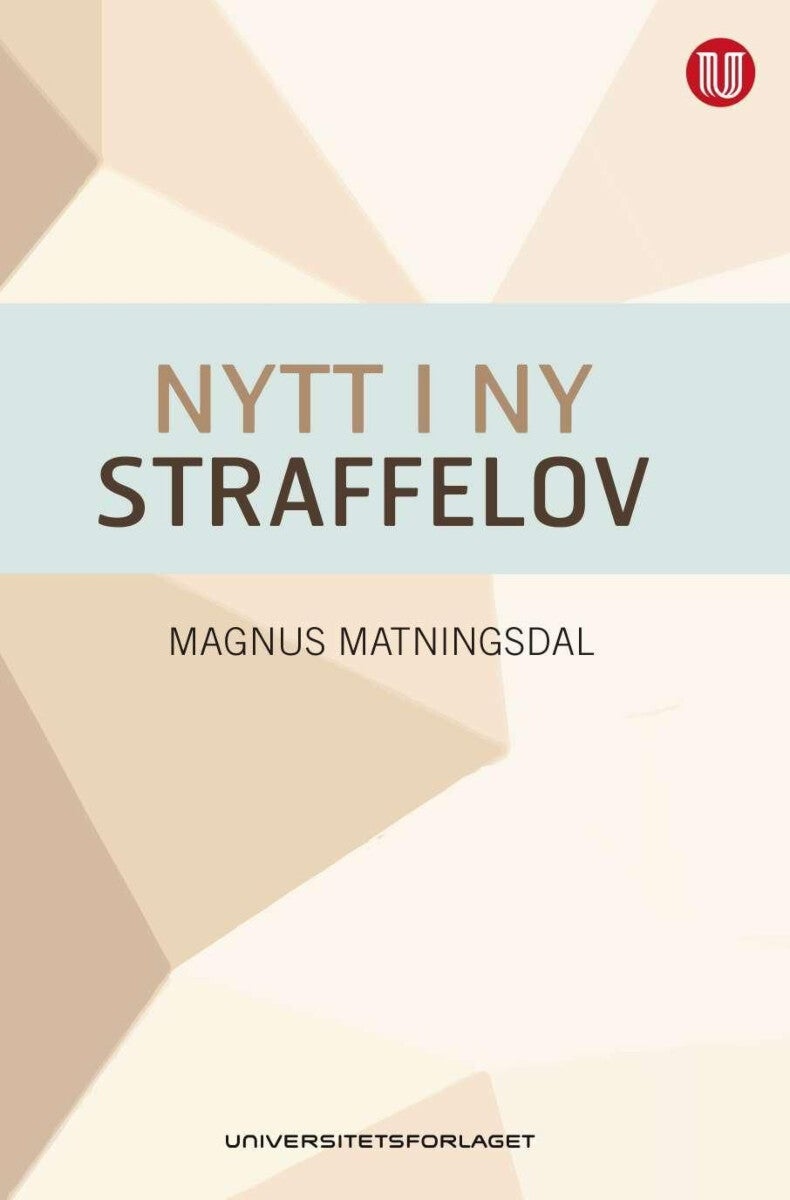 Bilde av Nytt I Ny Straffelov Av Magnus Matningsdal