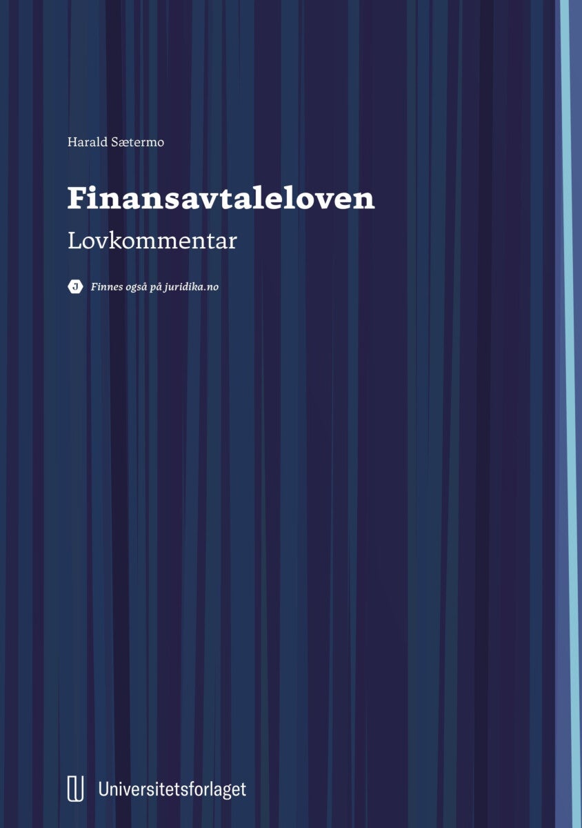 Finansavtaleloven - lovkommentar