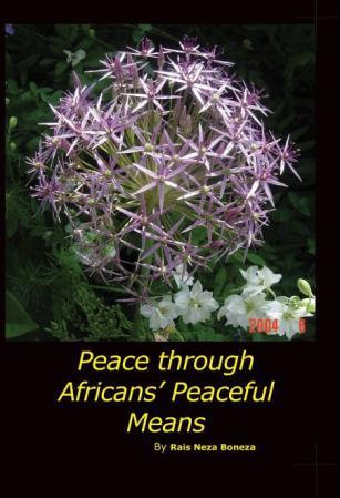 Peace through Africans' peaceful means