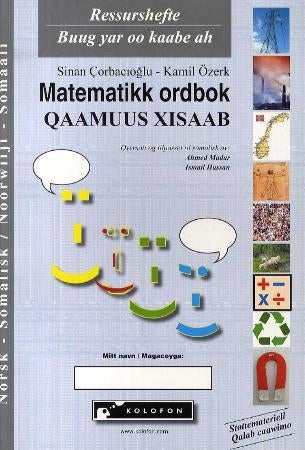 Matematikk ordbok = Qaamuus xisaab - ressurshefte