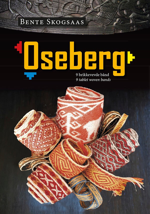 Oseberg - 9 brikkevevde bånd / tablet woven bands