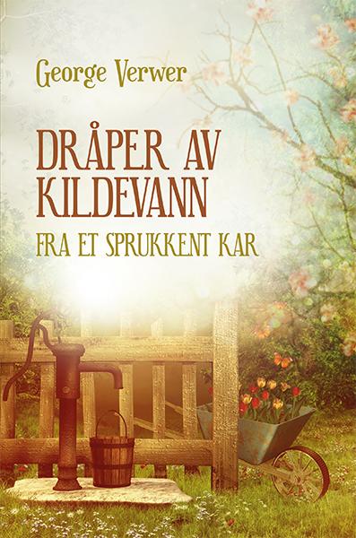 Dråper av kildevann fra et sprukkent kar