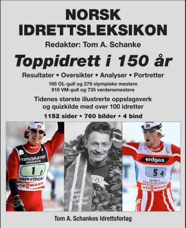 Norsk idrettsleksikon. Bd. 1-4 - toppidrett i 150 år