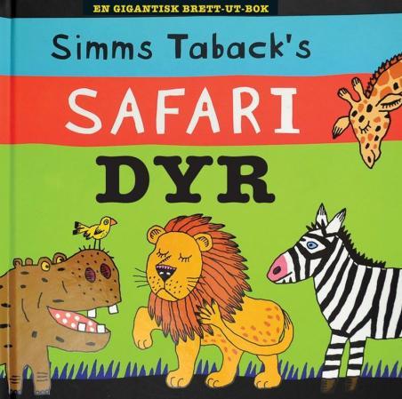 Safaridyr - en gigantisk brett-ut-bok