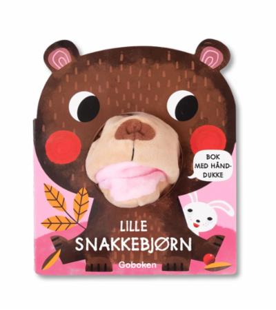 Lille Snakkebjørn - bok med hånddukke