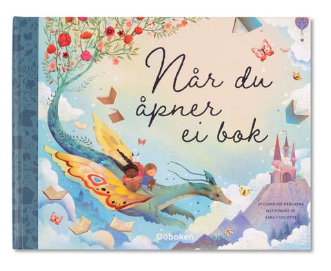 Når du åpner ei bok