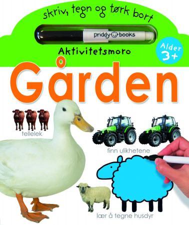 Gården - aktivitetsmoro : skriv, tegn og tørk bort