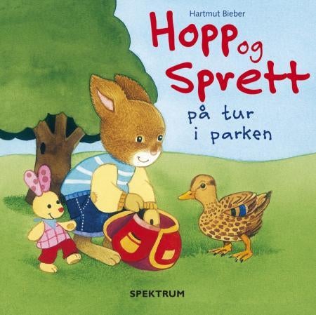 Hopp og Sprett på tur i parken