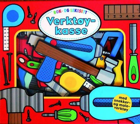 Verktøykasse - med snekker- og maleverktøy