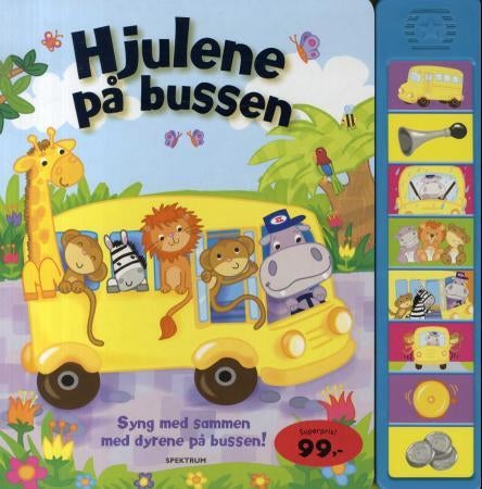 Hjulene på bussen - syng med sammen med dyrene på bussen!