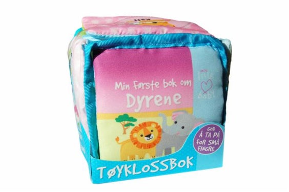 Min første bok om dyrene - tøyklossbok