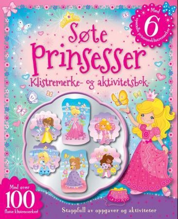 Søte prinsesser - klistremerke- og aktivitetsbok