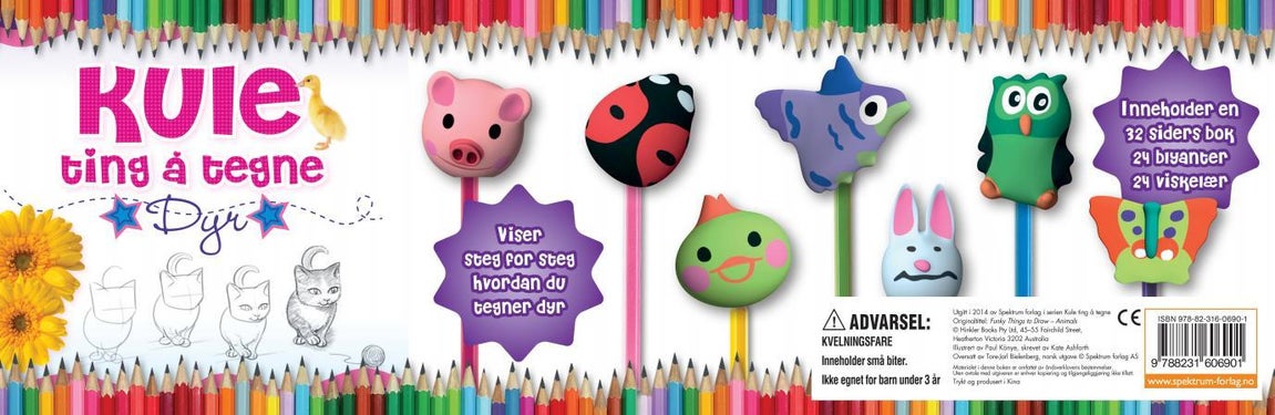 Kule ting å tegne - dyr