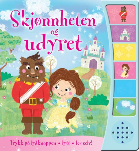 Skjønnheten og udyret - trykk på lydknappen, lytt, les selv!