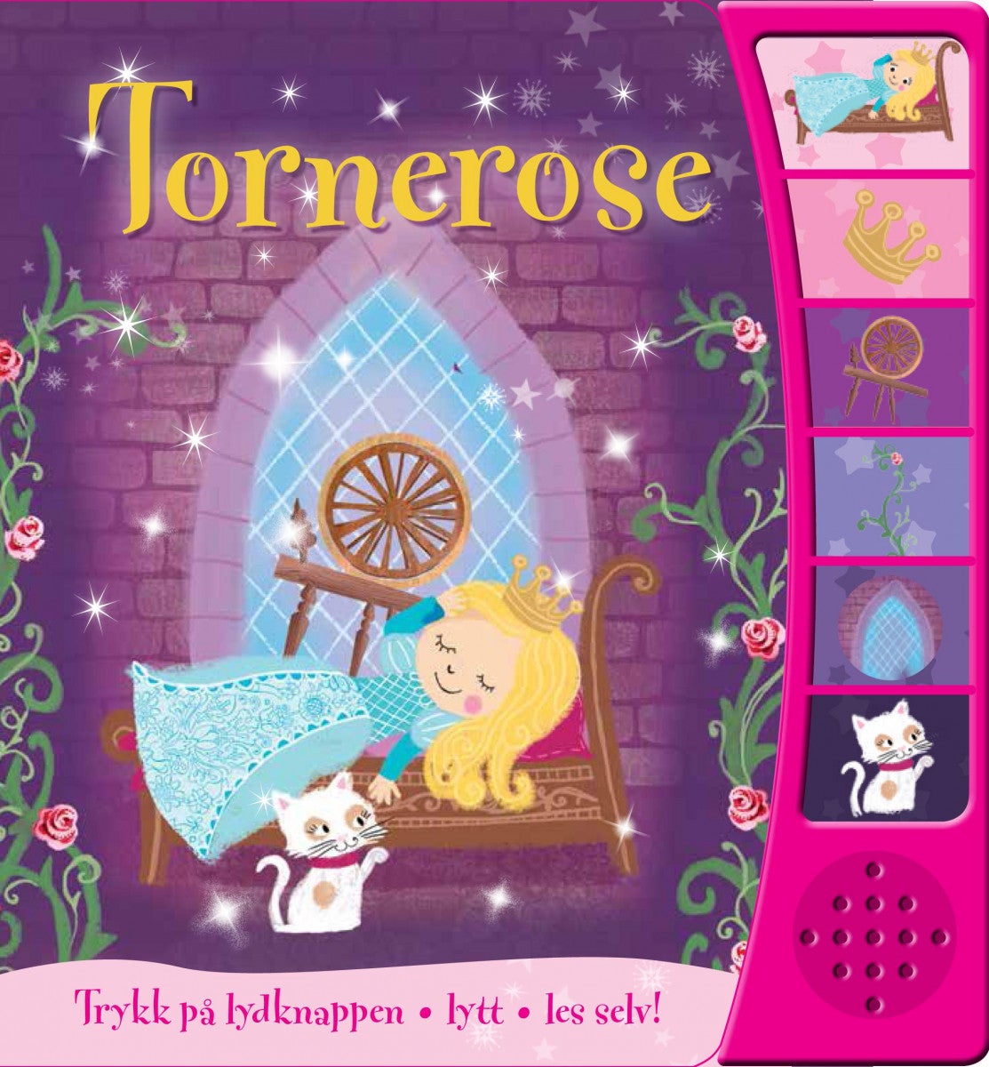 Tornerose - trykk på lydknappen, lytt, les selv!