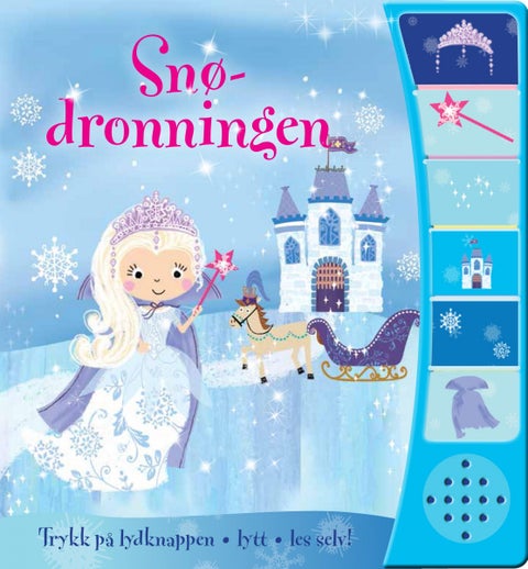 Snødronningen - trykk på lydknappen, lytt, les selv!