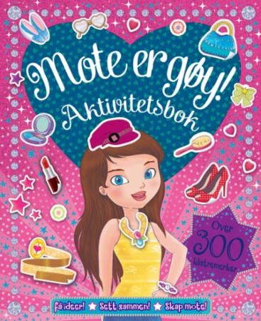 Mote er gøy - klistremerke- og aktivitetsbok