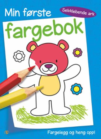 Min første fargebok. Blå. Selvklebende ark