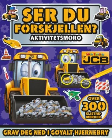 Ser du forskjellen? Min første JCB. Aktivitetsmoro - min første JCB : aktivitetsmoro