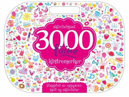 3000 fiiine klistremerker - aktivitetspad : stappfull av oppgaver, spill og aktiviteter