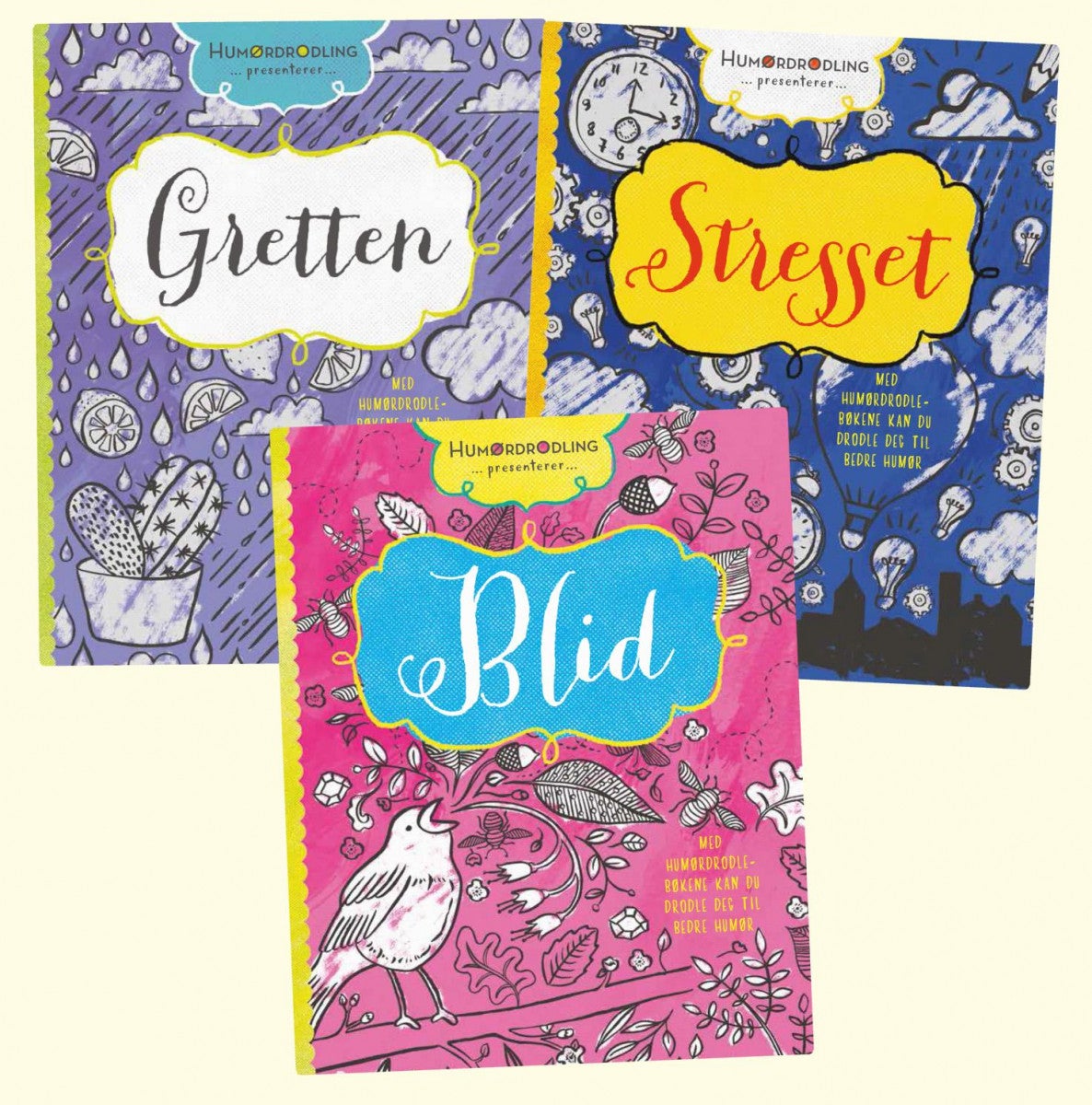 Drodling - tre bøker for ethvert humør