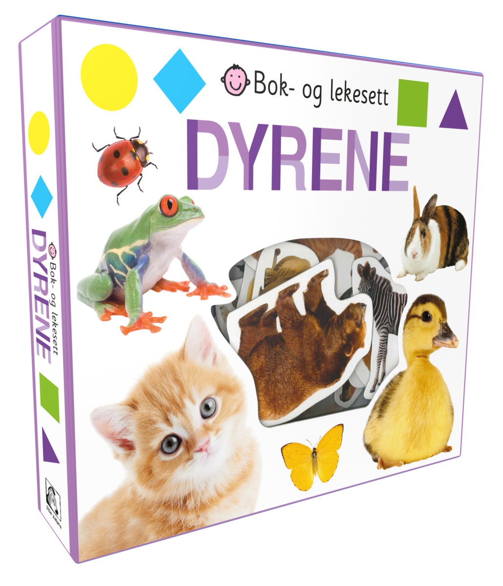Dyrene - skal vi leke : med bok og lekebrikker