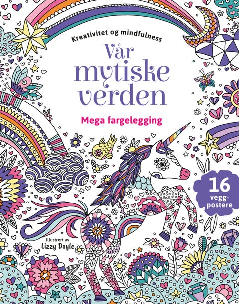 Vår mytiske verden - mega fargelegging