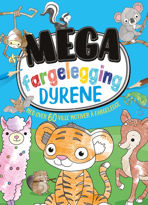 Dyrene - mega fargelegging