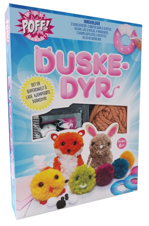 Duskedyr - bok- og lekesett