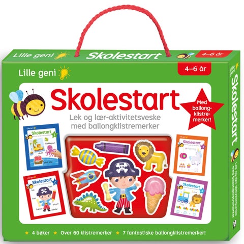 Skolestart - lek og lær-aktivitetsveske