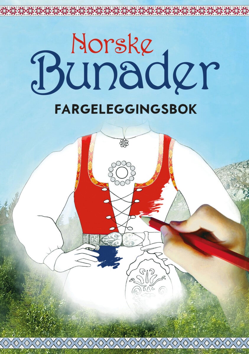 Norske bunader - fargeleggingsbok