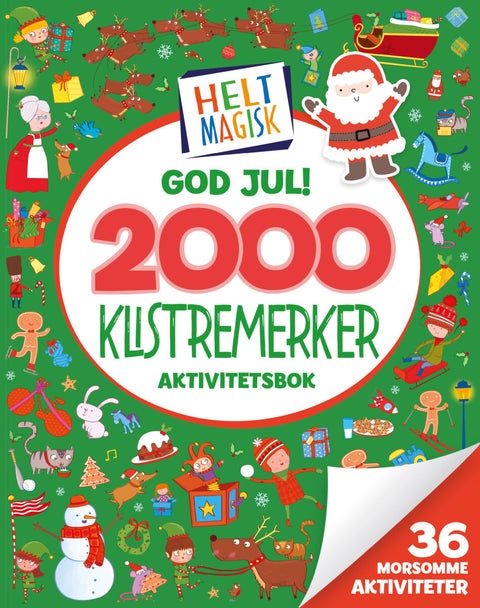 God jul! - 2000 klistremerker : aktivitetsbok