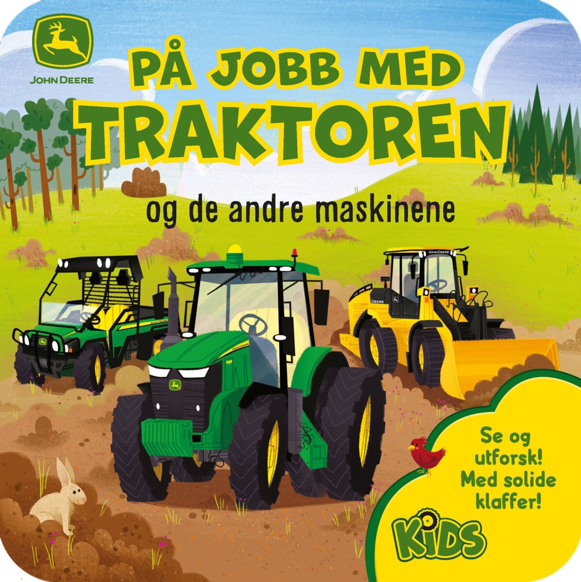På jobb med traktoren - og de andre maskinene